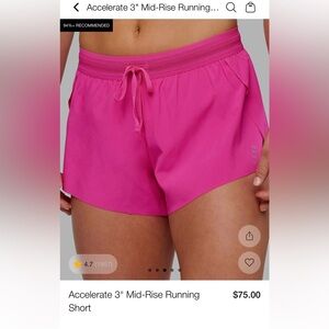Vibrant Pink Athletic Shorts